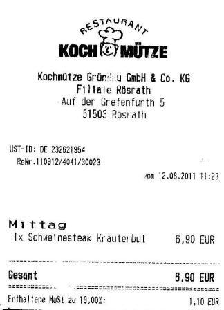 emtu Hffner Kochmtze Restaurant